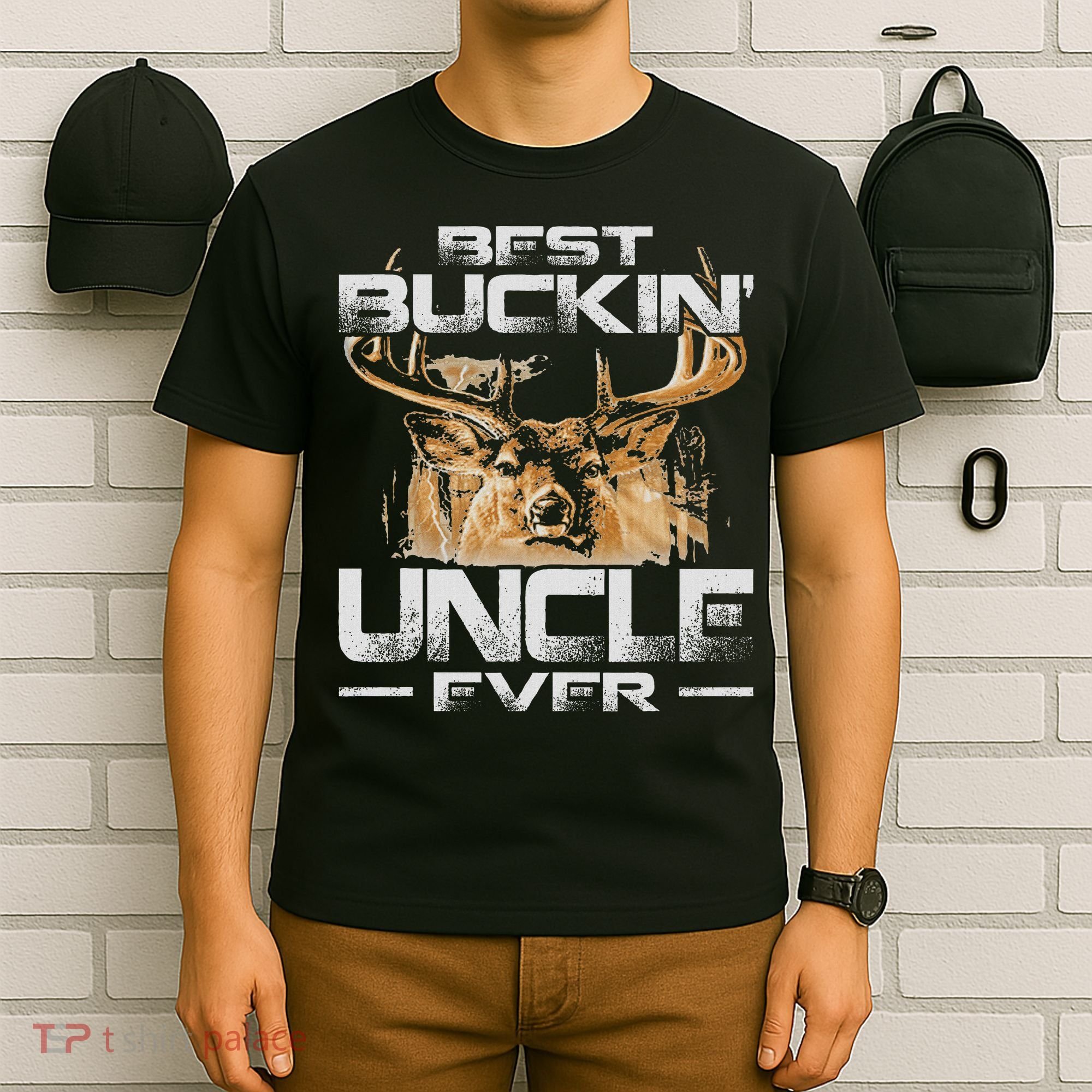 Best Buckin' Uncle Ever Deer Hunting Bucking Father T-Shirt