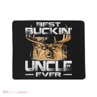 Best Buckin' Uncle Ever Deer Hunting Bucking Father Mousepad thumb 0
