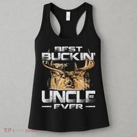 Best Buckin' Uncle Ever Deer Hunting Bucking Father Women's Tank Top thumb 3