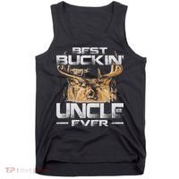Best Buckin' Uncle Ever Deer Hunting Bucking Father Tank Top thumb 0