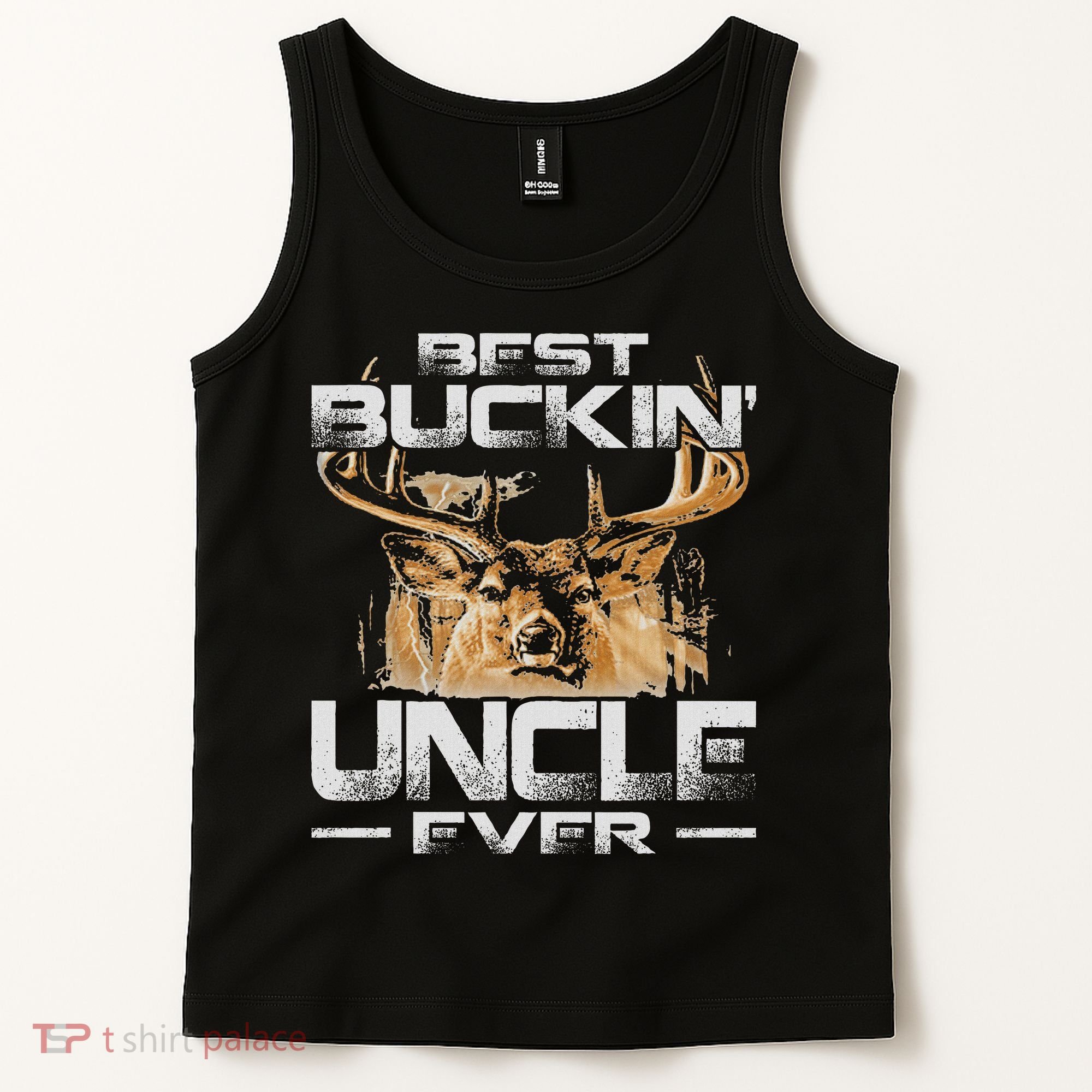 Best Buckin' Uncle Ever Deer Hunting Bucking Father Tank Top