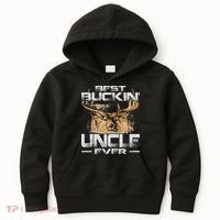 Best Buckin' Uncle Ever Deer Hunting Bucking Father Kids Hoodie thumb 0