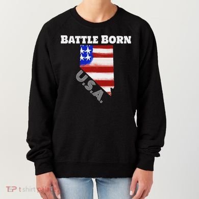Battle Born Usa Nevada State Women's Sweatshirt