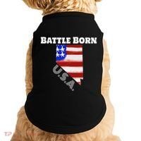 Battle Born Usa Nevada State Doggie Tank thumb 0