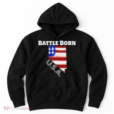 Battle Born Usa Nevada State Hoodie