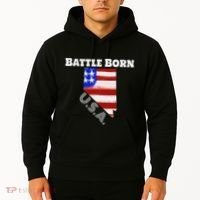 Battle Born Usa Nevada State Hoodie thumb 2