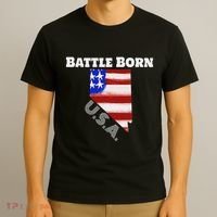 Battle Born Usa Nevada State T-Shirt thumb 3