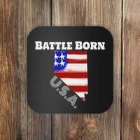 Battle Born Usa Nevada State Coaster thumb 0