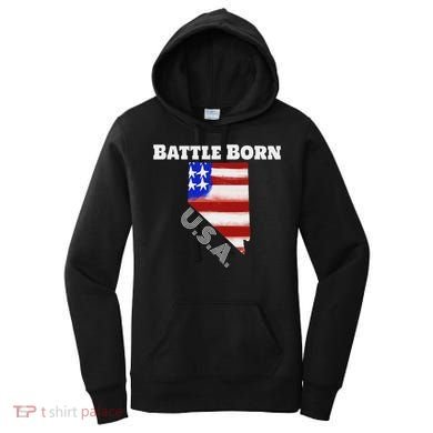 Battle Born Usa Nevada State Women's Hoodie
