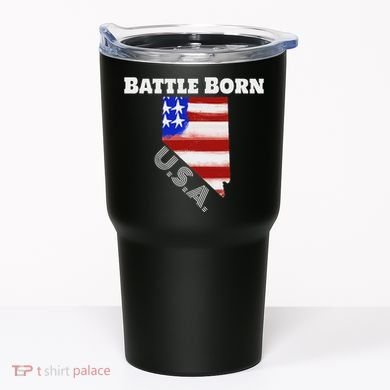 Battle Born Usa Nevada State Tumbler