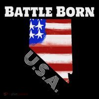 Battle Born Usa Nevada State Ornament thumb 1