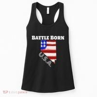 Battle Born Usa Nevada State Women's Tank Top thumb 0