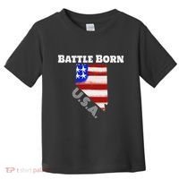 Battle Born Usa Nevada State Toddler T-Shirt thumb 0