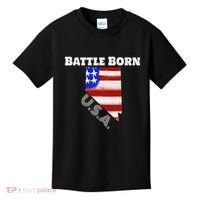 Battle Born Usa Nevada State Kids T-Shirt thumb 0