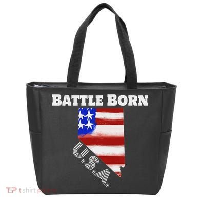 Battle Born Usa Nevada State Tote Bag