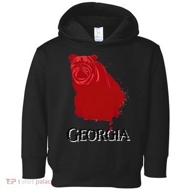 Bulldog/Georgia Toddler Hoodie
