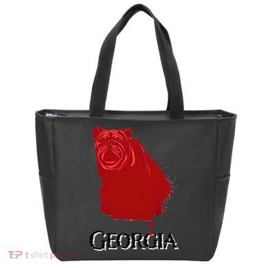 Bulldog/Georgia Tote Bag