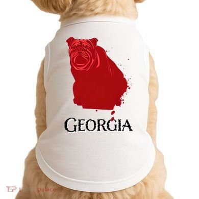 Bulldog/Georgia Doggie Tank