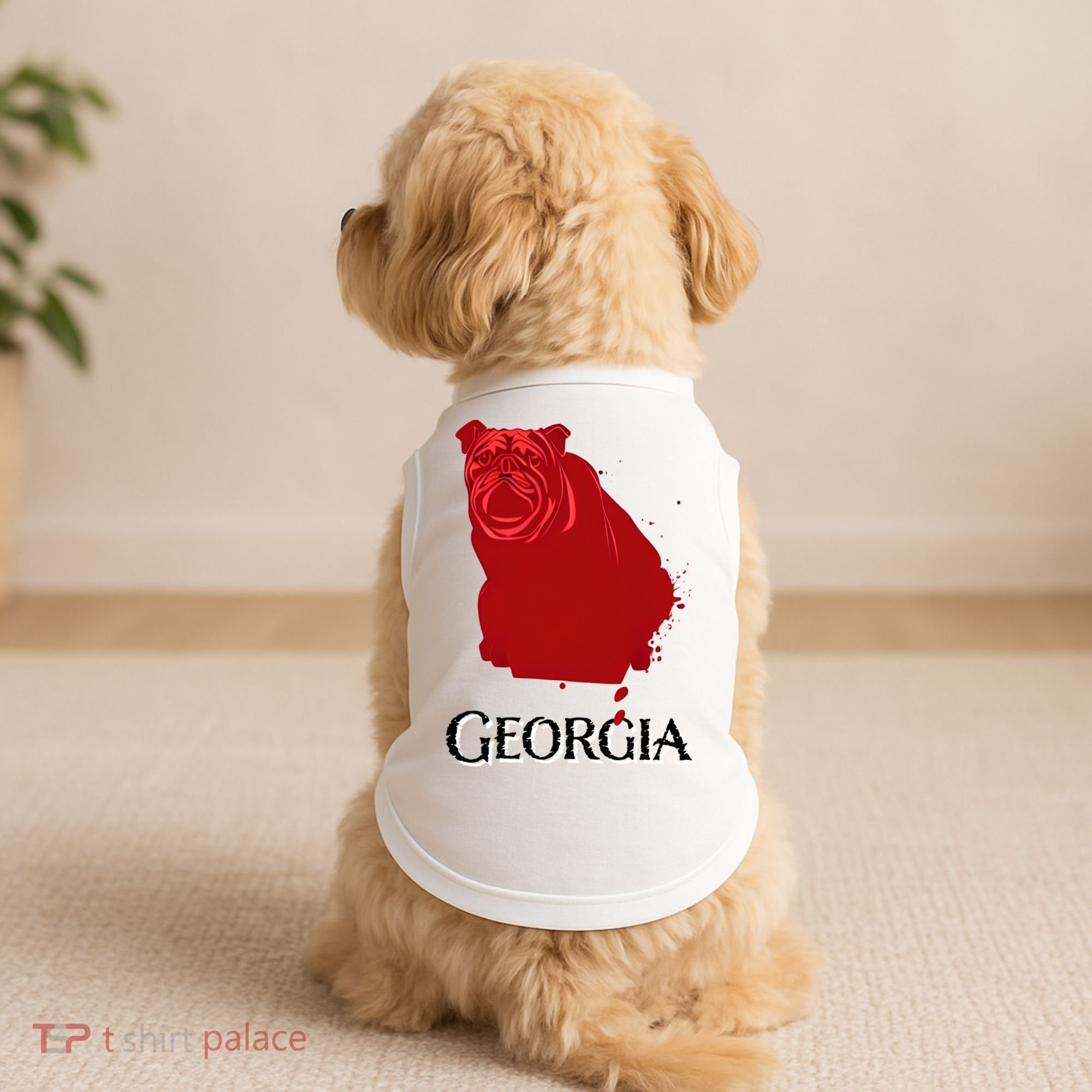 Bulldog/Georgia Doggie Tank