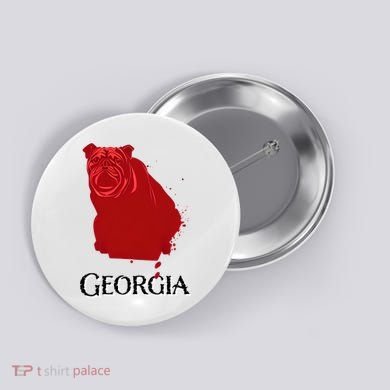 Bulldog/Georgia Button