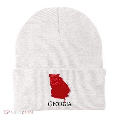 Bulldog/Georgia Beanie