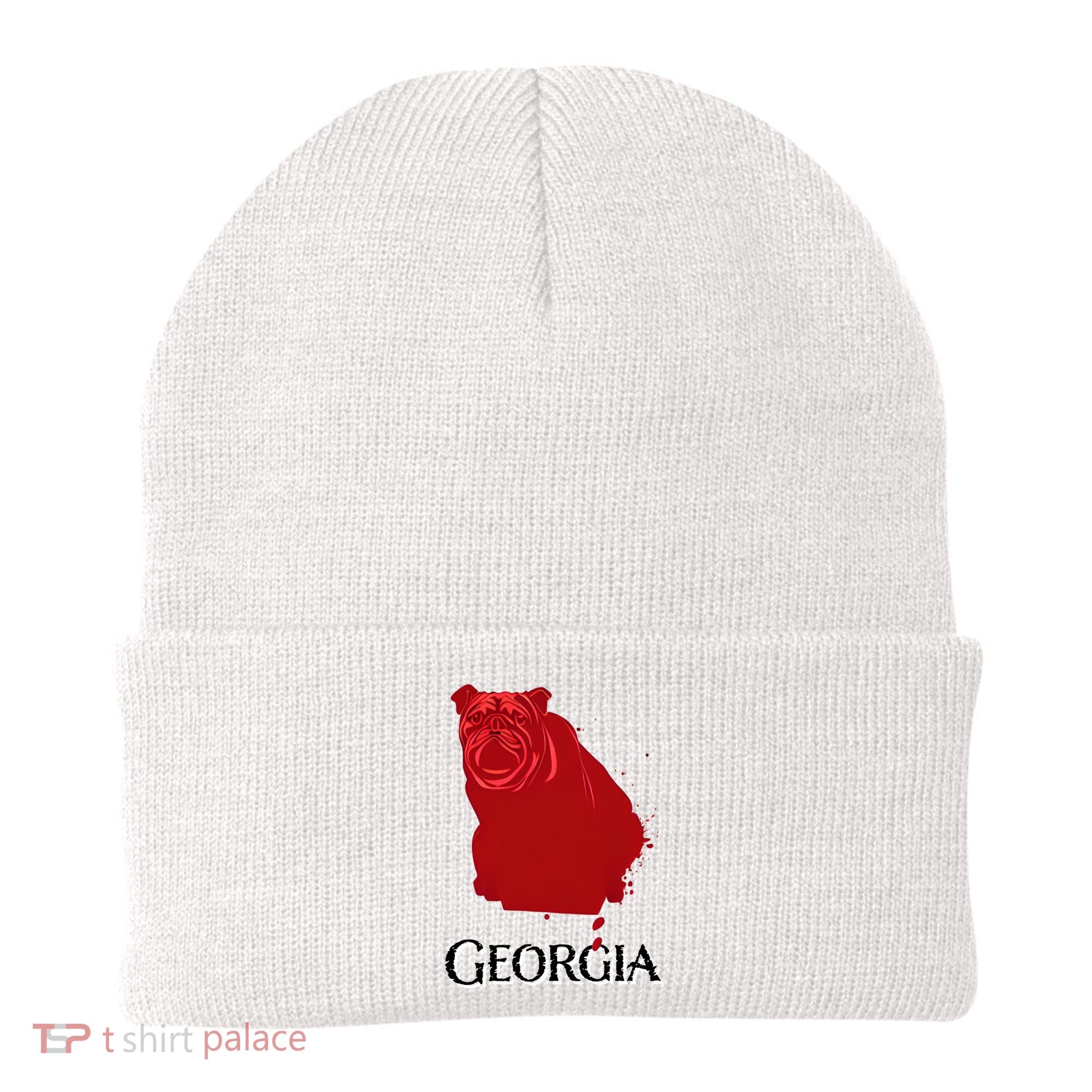 Bulldog/Georgia Beanie
