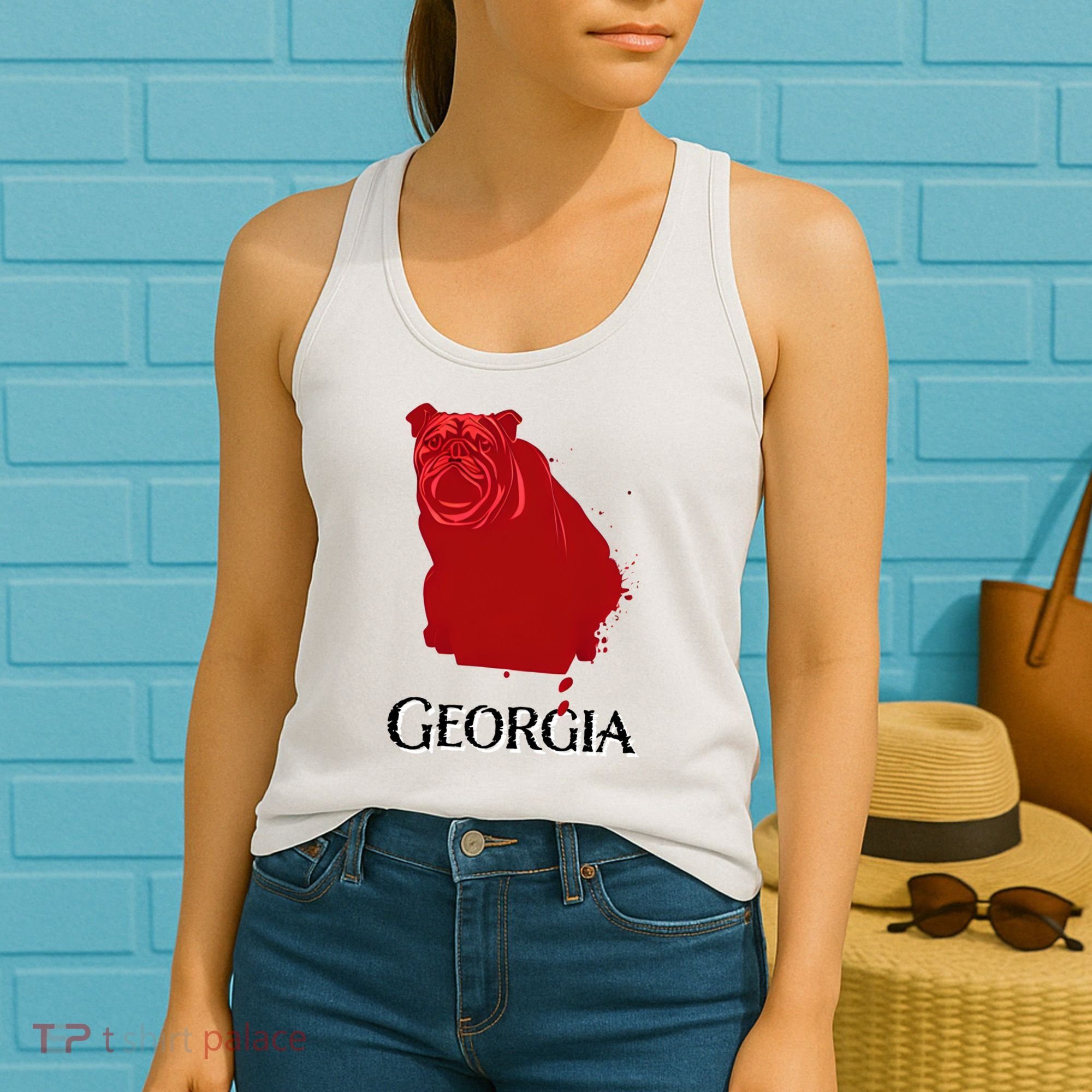 Bulldog/Georgia Women's Tank Top