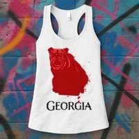 Bulldog/Georgia Women's Tank Top thumb 3