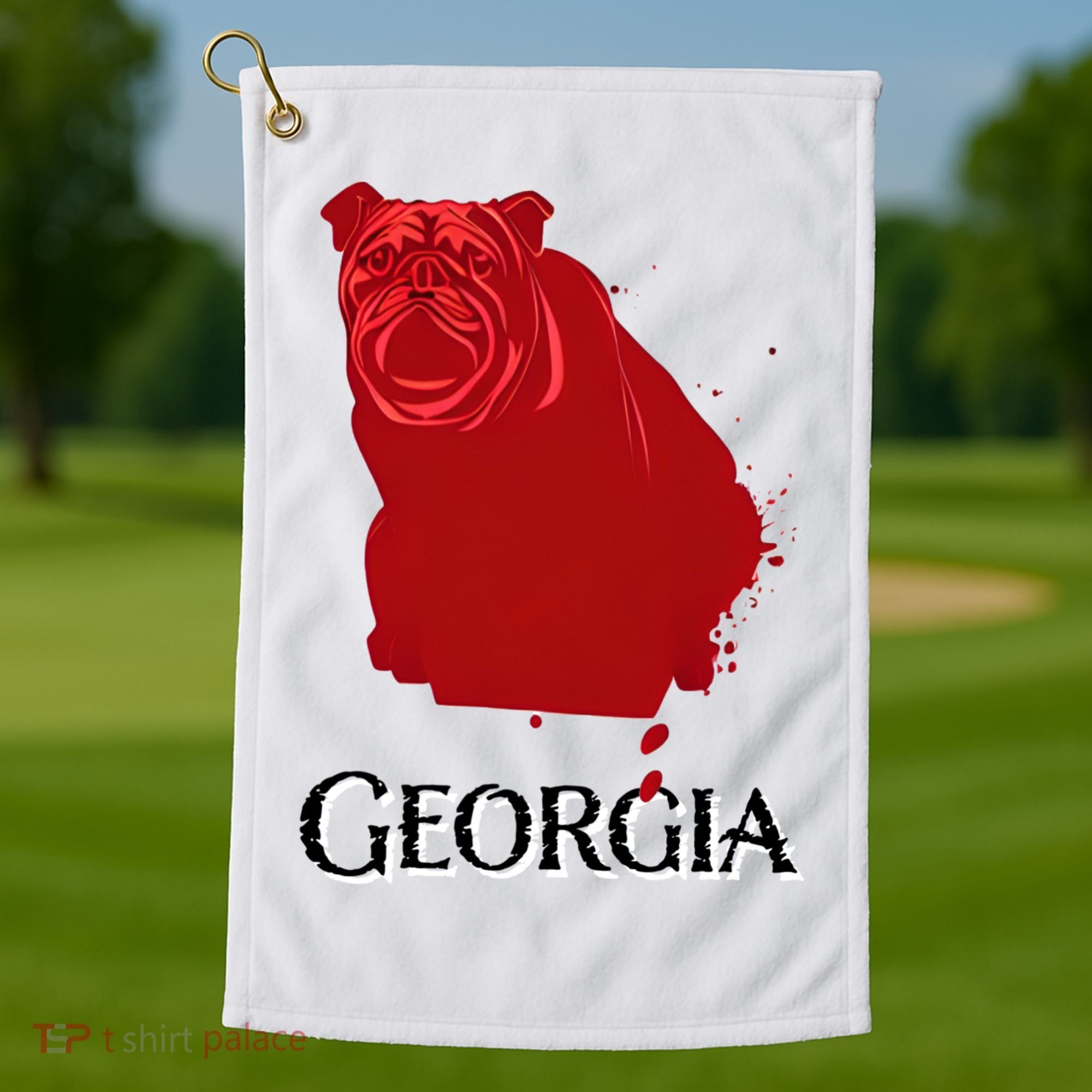 Bulldog/Georgia Golf Towel