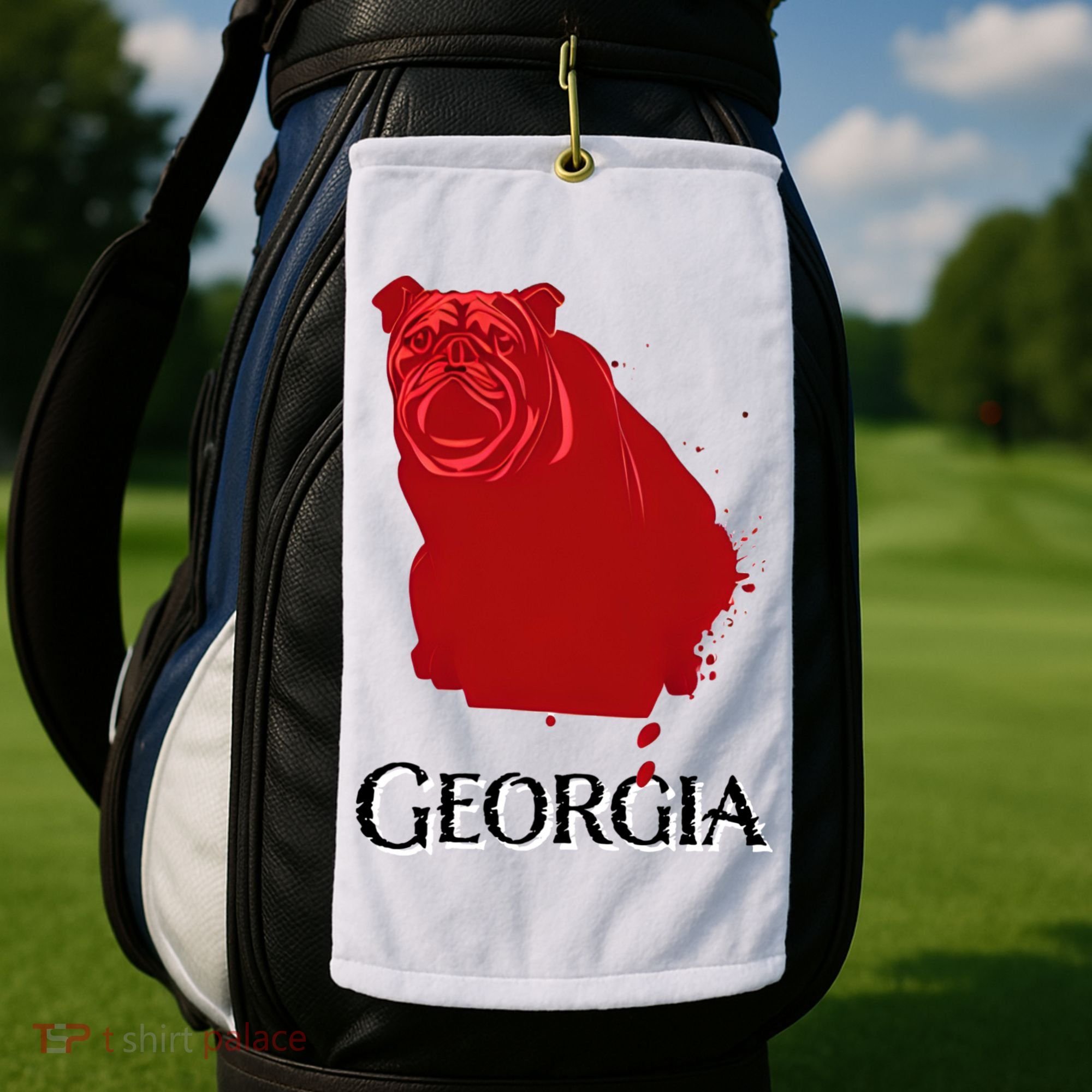 Bulldog/Georgia Golf Towel