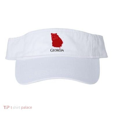 Bulldog/Georgia Visor
