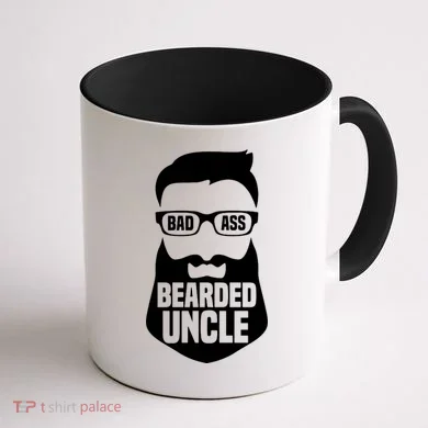 Badass Bearded Uncle Coffee Mug back