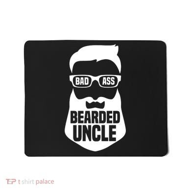 Badass Bearded Uncle Mousepad