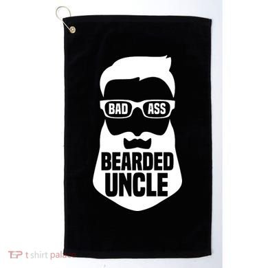 Badass Bearded Uncle Golf Towel