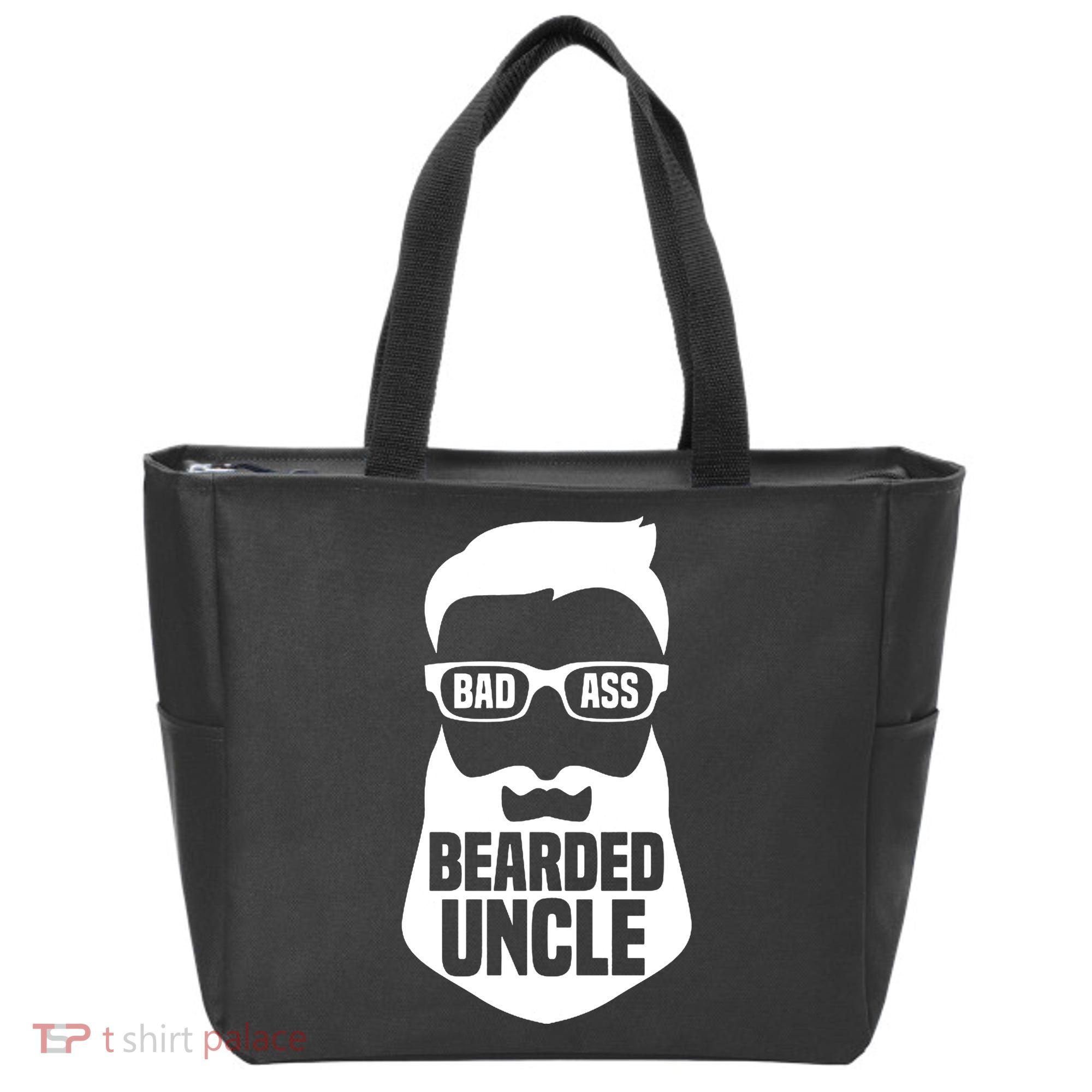 Badass Bearded Uncle Tote Bag