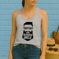 Badass Bearded Uncle Women's Tank Top thumb 2