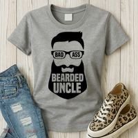 Badass Bearded Uncle Women's T-Shirt thumb 3
