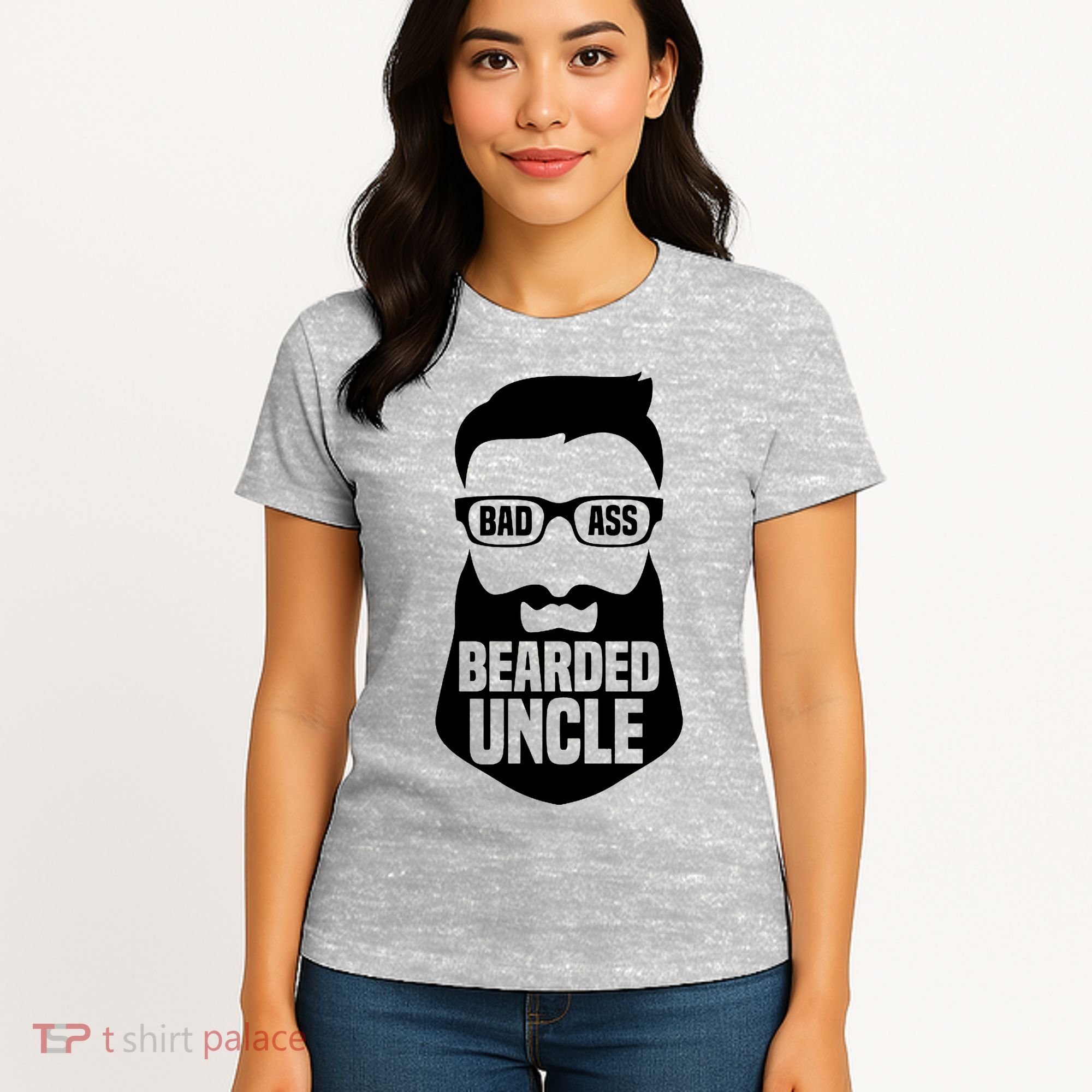 Badass Bearded Uncle Women's T-Shirt