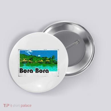 Bora Bora Vintage Button
