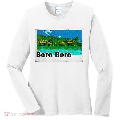 Bora Bora Vintage Women's Long Sleeve Shirt