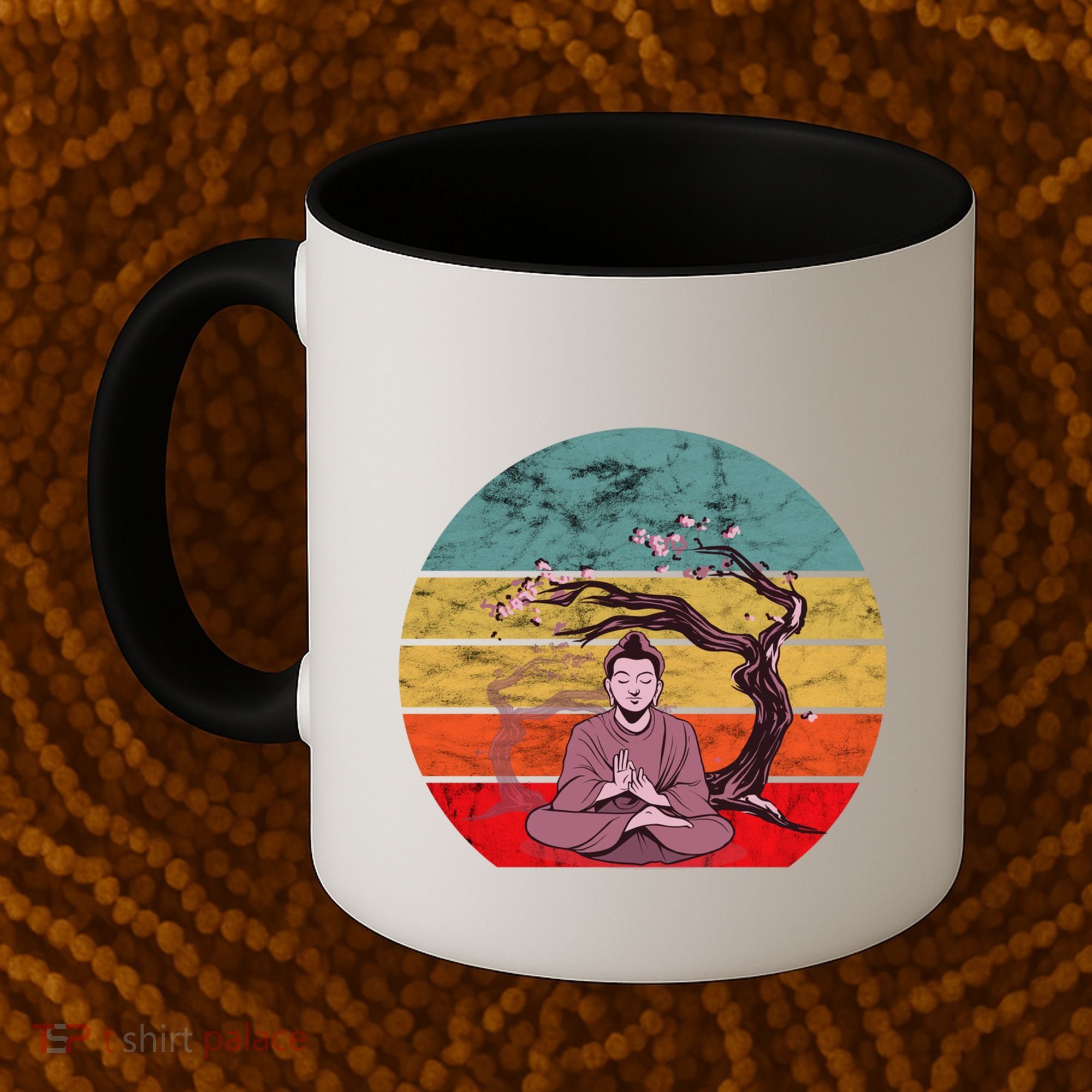 Buddha Buddhist Vajrayana Diwali Shavasana Tra Sunset Cute Gift Coffee Mug