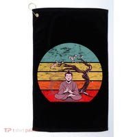 Buddha Buddhist Vajrayana Diwali Shavasana Tra Sunset Cute Gift Golf Towel thumb 0