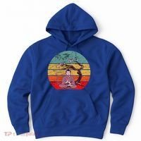 Buddha Buddhist Vajrayana Diwali Shavasana Tra Sunset Cute Gift Hoodie thumb 0