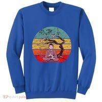 Buddha Buddhist Vajrayana Diwali Shavasana Tra Sunset Cute Gift Sweatshirt thumb 0