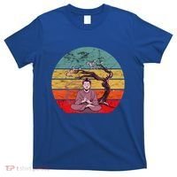 Buddha Buddhist Vajrayana Diwali Shavasana Tra Sunset Cute Gift T-Shirt thumb 0