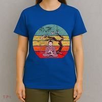 Buddha Buddhist Vajrayana Diwali Shavasana Tra Sunset Cute Gift T-Shirt thumb 4
