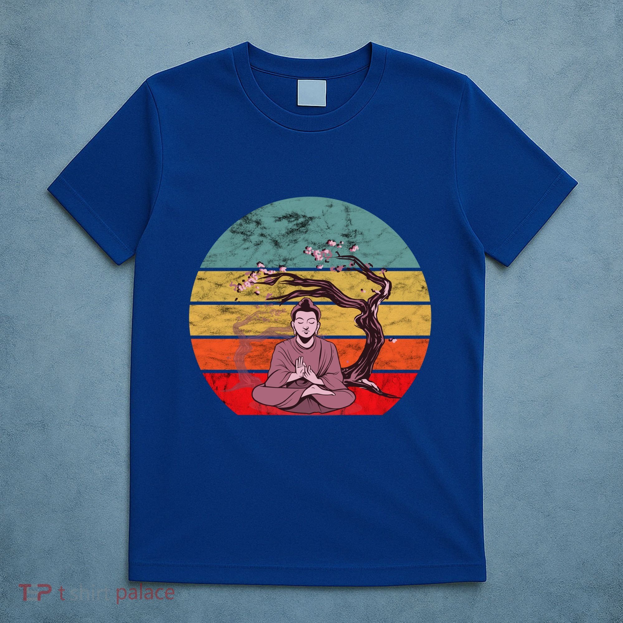 Buddha Buddhist Vajrayana Diwali Shavasana Tra Sunset Cute Gift T-Shirt