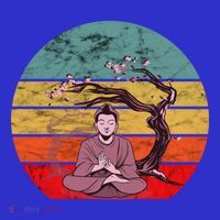 Buddha Buddhist Vajrayana Diwali Shavasana Tra Sunset Cute Gift Button thumb 1
