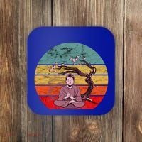 Buddha Buddhist Vajrayana Diwali Shavasana Tra Sunset Cute Gift Coaster thumb 0