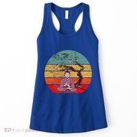 Buddha Buddhist Vajrayana Diwali Shavasana Tra Sunset Cute Gift Women's Tank Top thumb 0